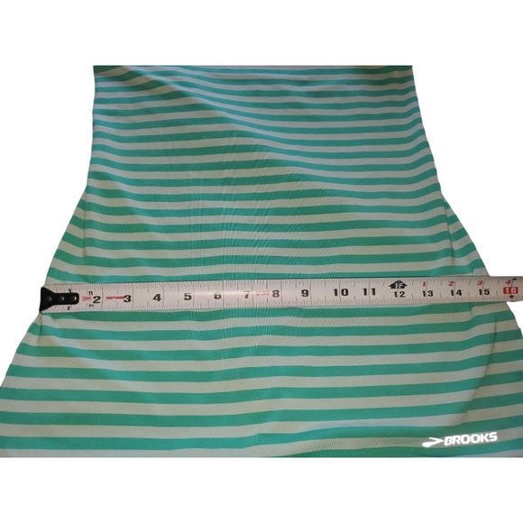 WOMEN'S BROOKS BRING IT RACERBACK Green Striped XS/S - Picture 6 of 7